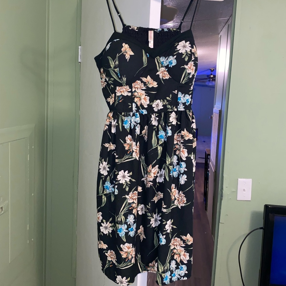 Floral Dress with Pockets